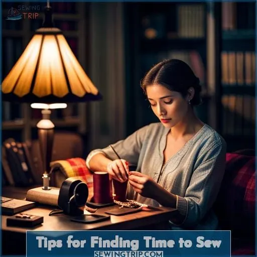 Tips for Finding Time to Sew