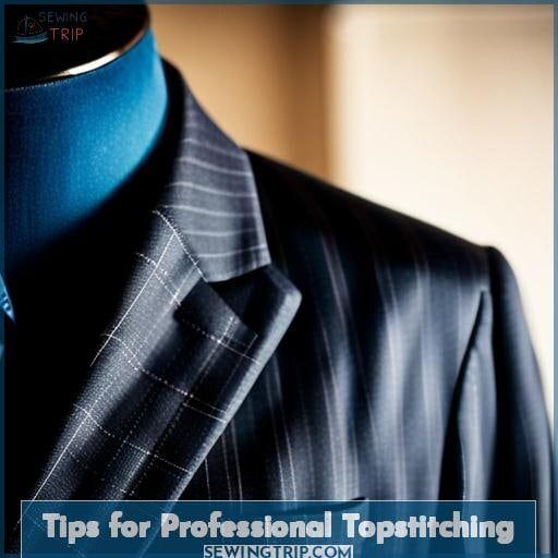 Tips for Professional Topstitching Tips for Professional Topstitching
