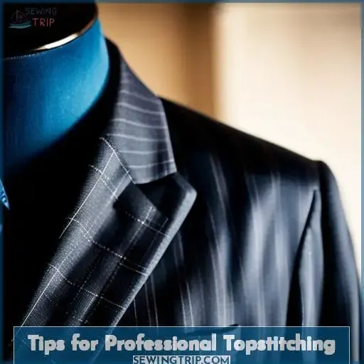 Tips for Professional Topstitching