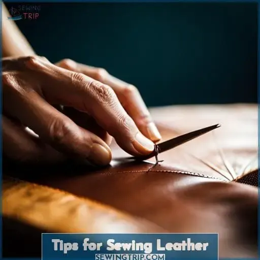 Tips for Sewing Leather