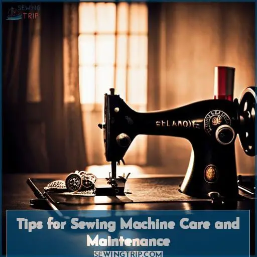 Tips for Sewing Machine Care and Maintenance