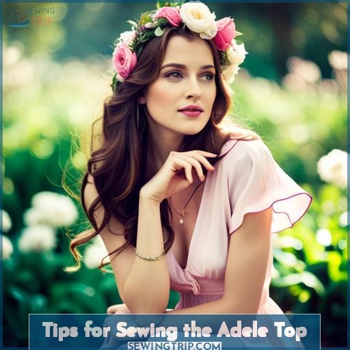 Tips for Sewing the Adele Top