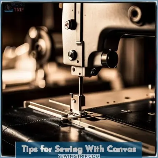 Tips for Sewing With Canvas