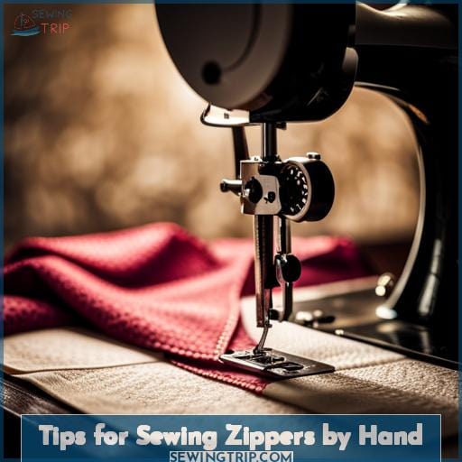 Tips for Sewing Zippers by Hand