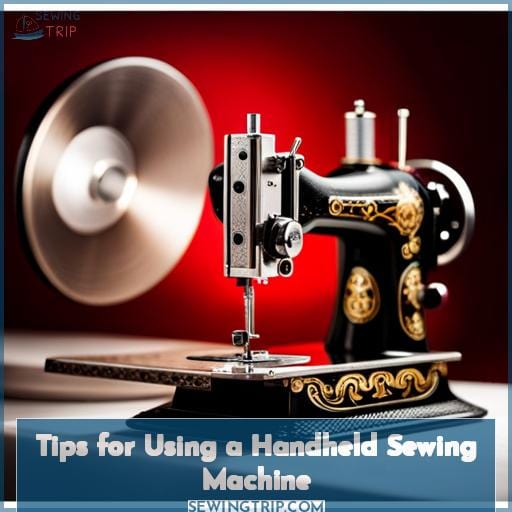 Tips for Using a Handheld Sewing Machine