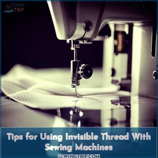Tips for Using Invisible Thread With Sewing Machines