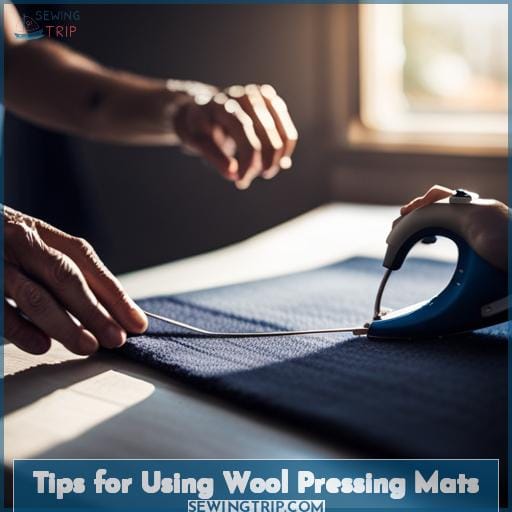Tips for Using Wool Pressing Mats
