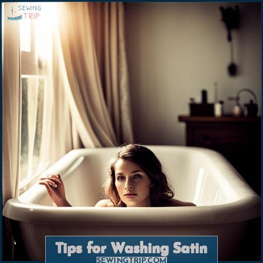 Tips for Washing Satin