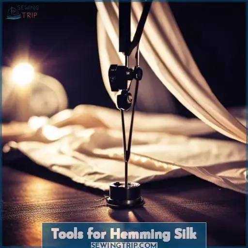 Tools for Hemming Silk