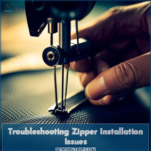 Troubleshooting Zipper Installation Issues