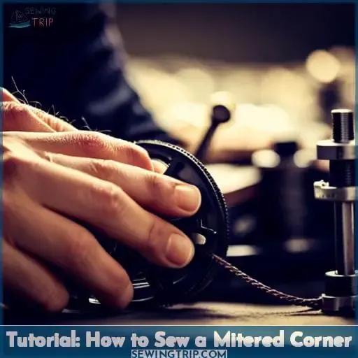 Tutorial: How to Sew a Mitered Corner