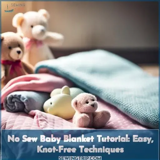 No Sew Baby Blanket Tutorial Easy, KnotFree Techniques
