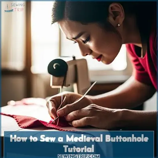 tutorialshow to sew a buttonhole