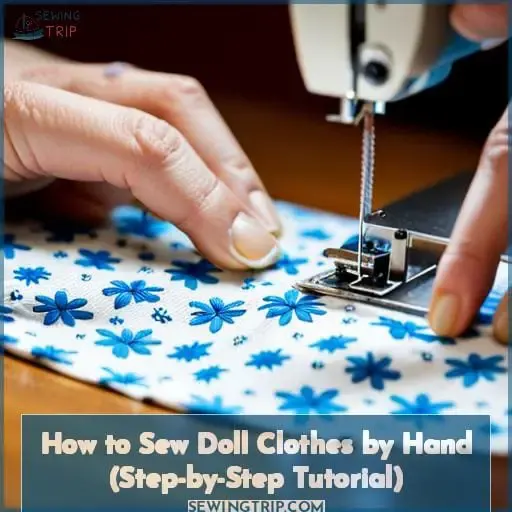 tutorialshow to sew doll clothes by hand