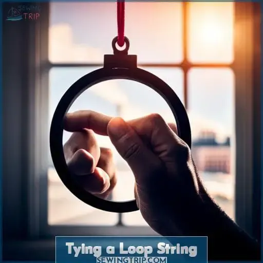 Tying a Loop String