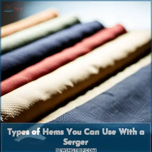 Types of Hems You Can Use With a Serger