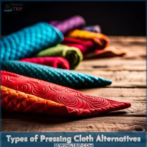 Types of Pressing Cloth Alternatives