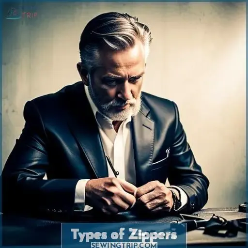 Types of Zippers