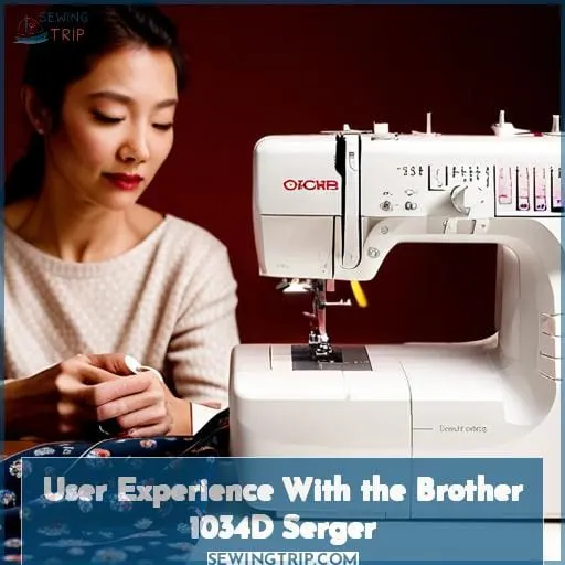 User Experience With the Brother 1034D Serger