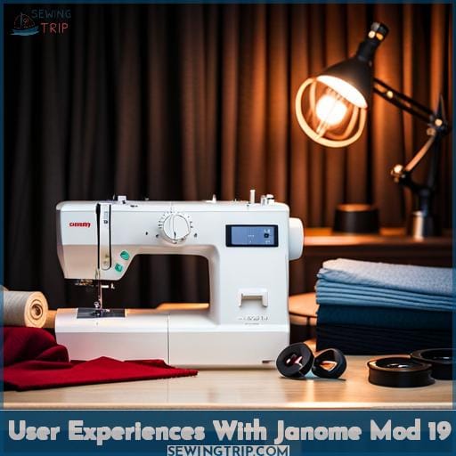 User Experiences With Janome Mod 19