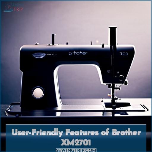 User-Friendly Features of Brother XM2701