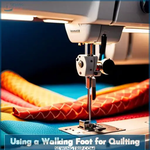 Using a Walking Foot for Quilting