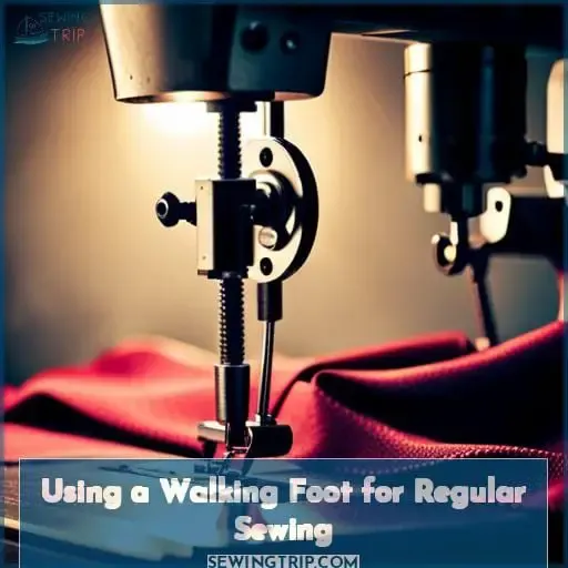 Using a Walking Foot for Regular Sewing