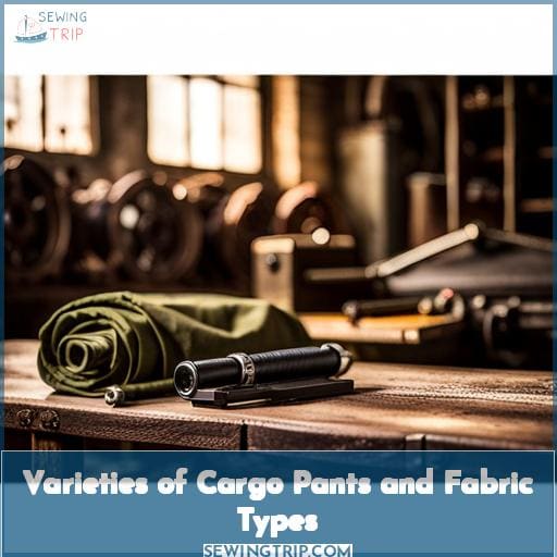 Varieties of Cargo Pants and Fabric Types