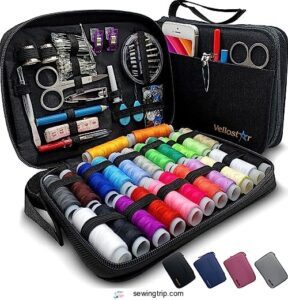 Travel Vs Full Sewing Kits: Key Differences & Best Options 3 VelloStar Sewing Kit for Adults B073Z9W397
