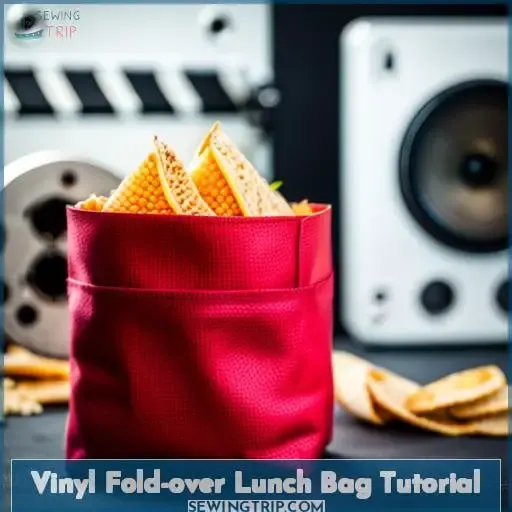 Vinyl Fold-over Lunch Bag Tutorial