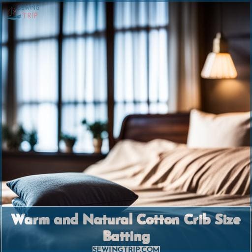 Warm and Natural Cotton Crib Size Batting