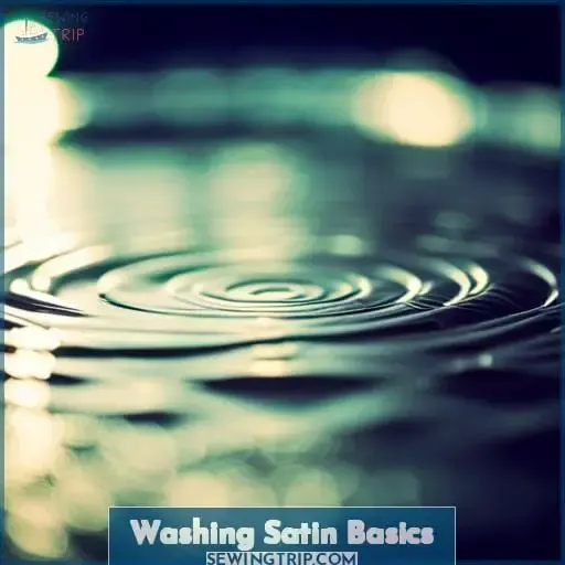 Washing Satin Basics