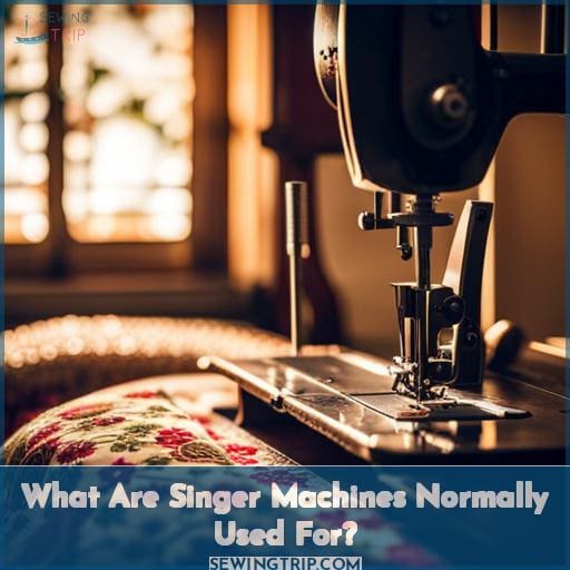 What Are Singer Machines Normally Used For