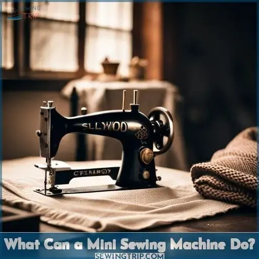 what can a mini sewing machine do