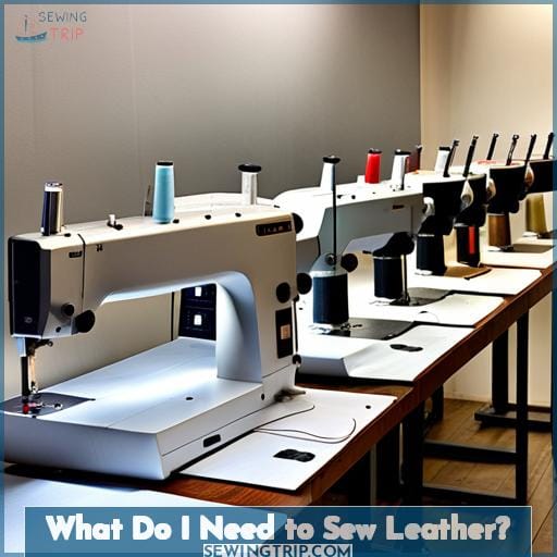 What Do I Need to Sew Leather
