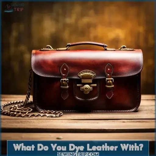 What Do You Dye Leather With
