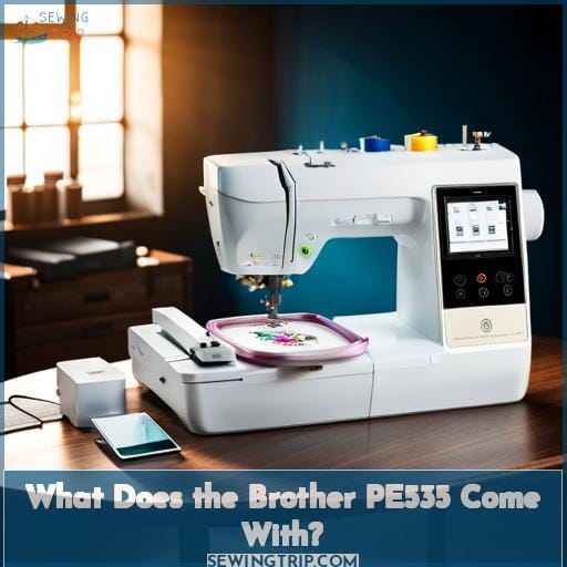 What Does the Brother PE535 Come With