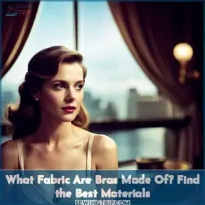 what fabric are bras made of