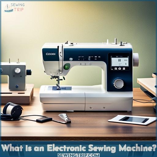 What is an Electronic Sewing Machine