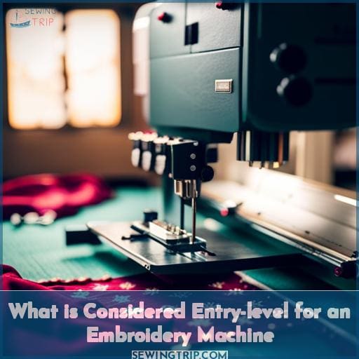 What is Considered Entry-level for an Embroidery Machine