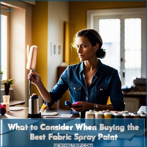What to Consider When Buying the Best Fabric Spray Paint