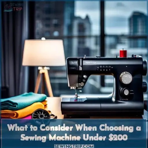 What to Consider When Choosing a Sewing Machine Under 0