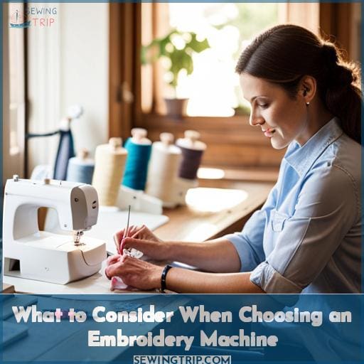 What to Consider When Choosing an Embroidery Machine