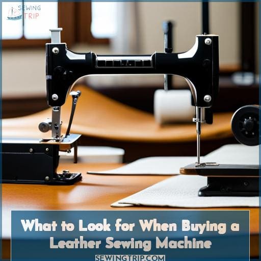 What to Look for When Buying a Leather Sewing Machine