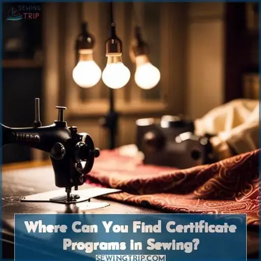Where Can You Find Certificate Programs in Sewing