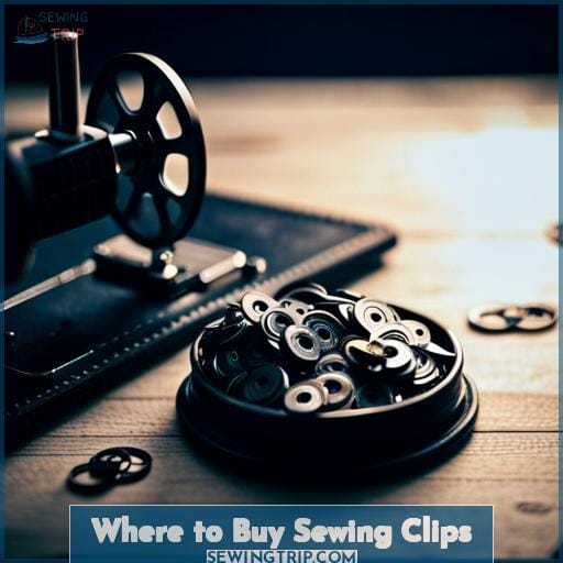 Where to Buy Sewing Clips
