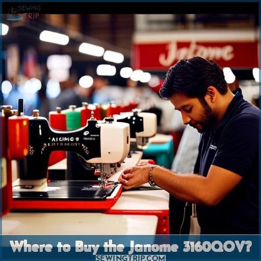 Where to Buy the Janome 3160QOV