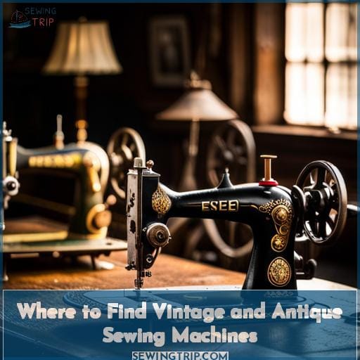 Where to Find Vintage and Antique Sewing Machines