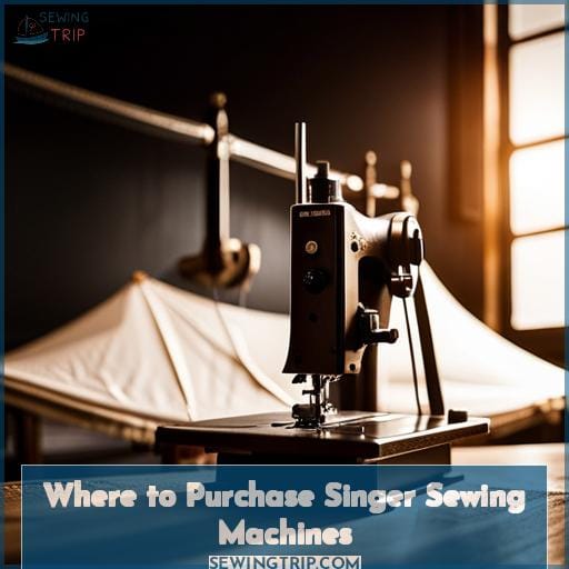 Where to Purchase Singer Sewing Machines