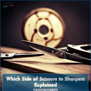 which side of scissors sharpen